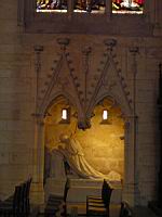 Lyon, Cathedrale Saint Jean, Chapelle St Vincent de Paul, Tombeau du Cardinal Coullie (2)